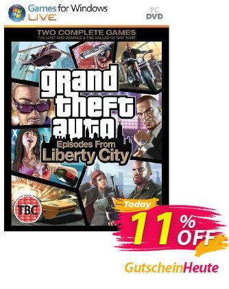 Grand Theft Auto: Episodes from Liberty City (PC) Coupon, discount Grand Theft Auto: Episodes from Liberty City (PC) Deal. Promotion: Grand Theft Auto: Episodes from Liberty City (PC) Exclusive Easter Sale offer 