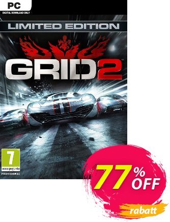 Grid 2 Limited Edition PC Coupon, discount Grid 2 Limited Edition PC Deal. Promotion: Grid 2 Limited Edition PC Exclusive Easter Sale offer 