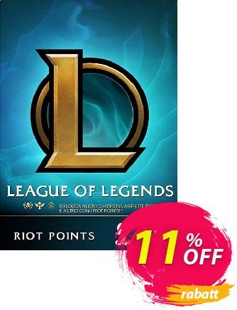 League of Legends 3080 Riot Points (EU - West) discount coupon League of Legends 3080 Riot Points (EU - West) Deal - League of Legends 3080 Riot Points (EU - West) Exclusive Easter Sale offer 