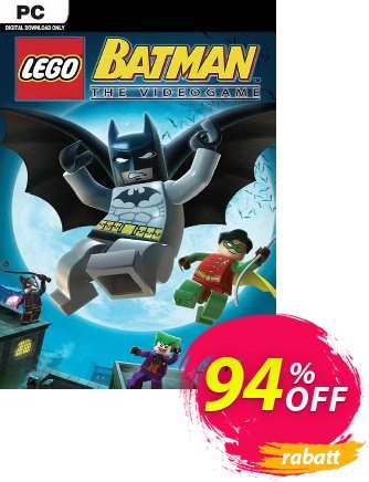 LEGO Batman: The Videogame PC Coupon, discount LEGO Batman: The Videogame PC Deal. Promotion: LEGO Batman: The Videogame PC Exclusive Easter Sale offer 