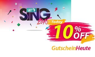 Let's Sing 2016 PC Gutschein Let's Sing 2016 PC Deal Aktion: Let's Sing 2016 PC Exclusive Easter Sale offer 