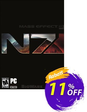 Mass Effect 3: N7 Deluxe Edition PC Gutschein Mass Effect 3: N7 Deluxe Edition PC Deal Aktion: Mass Effect 3: N7 Deluxe Edition PC Exclusive Easter Sale offer 