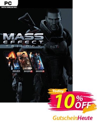 Mass Effect Trilogy PC Gutschein Mass Effect Trilogy PC Deal Aktion: Mass Effect Trilogy PC Exclusive Easter Sale offer 