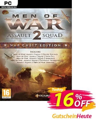 Men of War: Assault Squad 2 War Chest Edition PC Gutschein Men of War: Assault Squad 2 War Chest Edition PC Deal Aktion: Men of War: Assault Squad 2 War Chest Edition PC Exclusive Easter Sale offer 