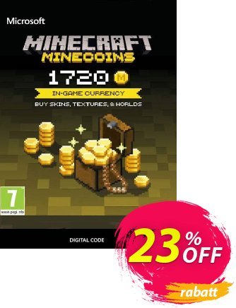Minecraft: 1720 Minecoins Gutschein Minecraft: 1720 Minecoins Deal Aktion: Minecraft: 1720 Minecoins Exclusive Easter Sale offer 