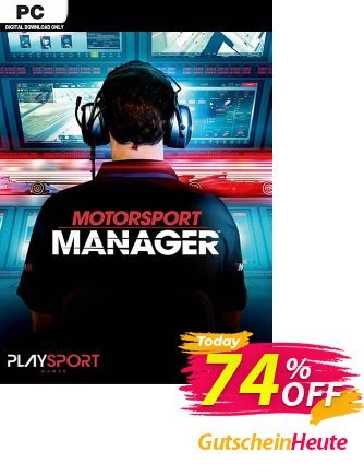 Motorsport Manager PC Coupon, discount Motorsport Manager PC Deal. Promotion: Motorsport Manager PC Exclusive Easter Sale offer 