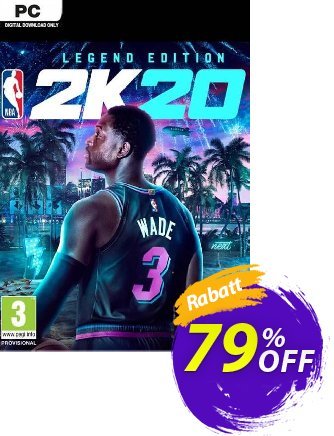 NBA 2K20 Legend Edition PC - US  Gutschein NBA 2K20 Legend Edition PC (US) Deal Aktion: NBA 2K20 Legend Edition PC (US) Exclusive Easter Sale offer 