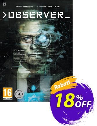 Observer PC discount coupon Observer PC Deal - Observer PC Exclusive Easter Sale offer 