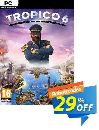 Tropico 6 PC (EU) Coupon, discount Tropico 6 PC (EU) Deal. Promotion: Tropico 6 PC (EU) Exclusive Easter Sale offer 