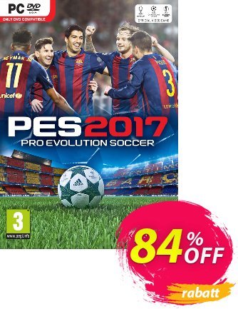 Pro Evolution Soccer (PES) 2017 PC Coupon, discount Pro Evolution Soccer (PES) 2017 PC Deal. Promotion: Pro Evolution Soccer (PES) 2017 PC Exclusive Easter Sale offer 