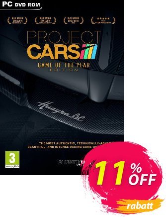 Project Cars - Game of the Year Edition PC Coupon, discount Project Cars - Game of the Year Edition PC Deal. Promotion: Project Cars - Game of the Year Edition PC Exclusive Easter Sale offer 