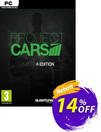 Project CARS Limited Edition PC Gutschein Project CARS Limited Edition PC Deal Aktion: Project CARS Limited Edition PC Exclusive Easter Sale offer 