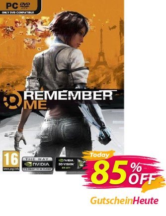 Remember Me - PC  Gutschein Remember Me (PC) Deal Aktion: Remember Me (PC) Exclusive Easter Sale offer 