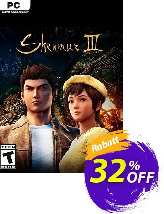 Shenmue III 3 PC (EU) Coupon, discount Shenmue III 3 PC (EU) Deal. Promotion: Shenmue III 3 PC (EU) Exclusive Easter Sale offer 