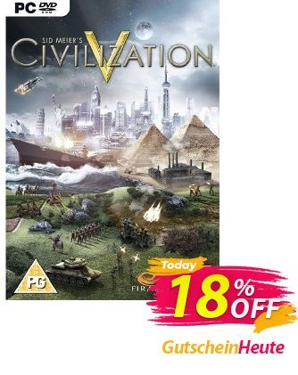Sid Meier's Civilization V 5 - PC  Gutschein Sid Meier's Civilization V 5 (PC) Deal Aktion: Sid Meier's Civilization V 5 (PC) Exclusive Easter Sale offer 