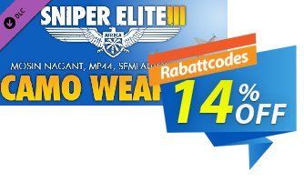 Sniper Elite 3 Camouflage Weapons Pack PC Coupon, discount Sniper Elite 3 Camouflage Weapons Pack PC Deal. Promotion: Sniper Elite 3 Camouflage Weapons Pack PC Exclusive Easter Sale offer 