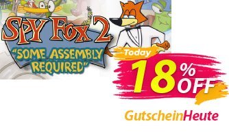 Spy Fox 2 &quot;Some Assembly Required&quot; PC Gutschein Spy Fox 2 &quot;Some Assembly Required&quot; PC Deal Aktion: Spy Fox 2 &quot;Some Assembly Required&quot; PC Exclusive Easter Sale offer 