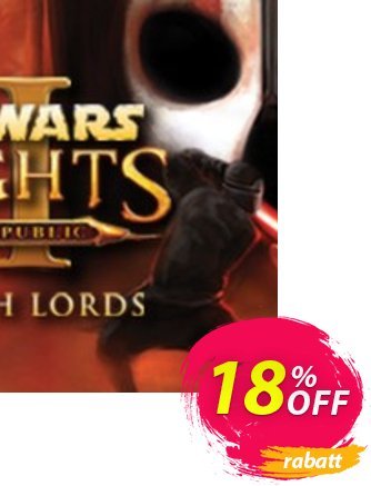STAR WARS Knights of the Old Republic II The Sith Lords PC discount coupon STAR WARS Knights of the Old Republic II The Sith Lords PC Deal - STAR WARS Knights of the Old Republic II The Sith Lords PC Exclusive Easter Sale offer 