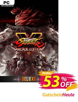 Street Fighter V 5: Arcade Edition Deluxe PC Gutschein Street Fighter V 5: Arcade Edition Deluxe PC Deal Aktion: Street Fighter V 5: Arcade Edition Deluxe PC Exclusive Easter Sale offer 