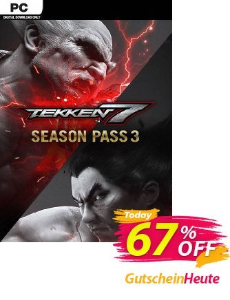 TEKKEN 7 - Season Pass 3 PC Coupon, discount TEKKEN 7 - Season Pass 3 PC Deal. Promotion: TEKKEN 7 - Season Pass 3 PC Exclusive Easter Sale offer 