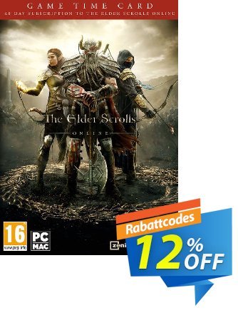 The Elder Scrolls Online - 60 Day Game Time Card PC Coupon, discount The Elder Scrolls Online - 60 Day Game Time Card PC Deal. Promotion: The Elder Scrolls Online - 60 Day Game Time Card PC Exclusive Easter Sale offer 