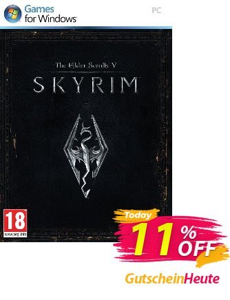 The Elder Scrolls V 5: Skyrim - PC  Gutschein The Elder Scrolls V 5: Skyrim (PC) Deal Aktion: The Elder Scrolls V 5: Skyrim (PC) Exclusive Easter Sale offer 