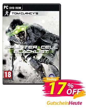 Tom Clancy's Splinter Cell Blacklist - Limited Upper Echelon Edition (PC) discount coupon Tom Clancy's Splinter Cell Blacklist - Limited Upper Echelon Edition (PC) Deal - Tom Clancy's Splinter Cell Blacklist - Limited Upper Echelon Edition (PC) Exclusive Easter Sale offer 