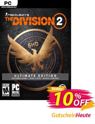 Tom Clancy's The Division 2 Ultimate Edition PC Gutschein Tom Clancy's The Division 2 Ultimate Edition PC Deal Aktion: Tom Clancy's The Division 2 Ultimate Edition PC Exclusive Easter Sale offer 