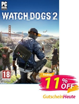 Watch Dogs 2 PC - Asia  Gutschein Watch Dogs 2 PC (Asia) Deal Aktion: Watch Dogs 2 PC (Asia) Exclusive Easter Sale offer 