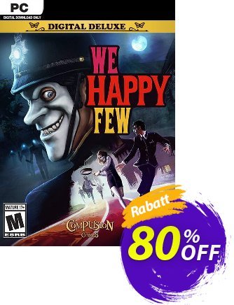 We Happy Few Deluxe Edition PC Gutschein We Happy Few Deluxe Edition PC Deal Aktion: We Happy Few Deluxe Edition PC Exclusive Easter Sale offer 
