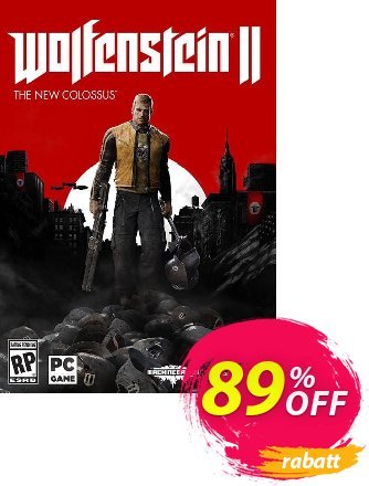 Wolfenstein II 2 The New Colossus PC - DE  Gutschein Wolfenstein II 2 The New Colossus PC (DE) Deal Aktion: Wolfenstein II 2 The New Colossus PC (DE) Exclusive Easter Sale offer 