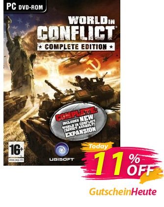 World in Conflict - Complete Edition (PC) Coupon, discount World in Conflict - Complete Edition (PC) Deal. Promotion: World in Conflict - Complete Edition (PC) Exclusive Easter Sale offer 
