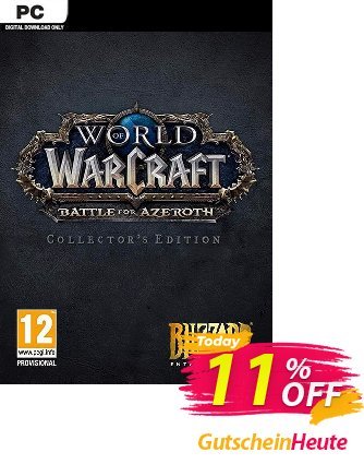 World of Warcraft Battle for Azeroth - Collector’s Edition PC - EU  Gutschein World of Warcraft Battle for Azeroth - Collector’s Edition PC (EU) Deal Aktion: World of Warcraft Battle for Azeroth - Collector’s Edition PC (EU) Exclusive Easter Sale offer 