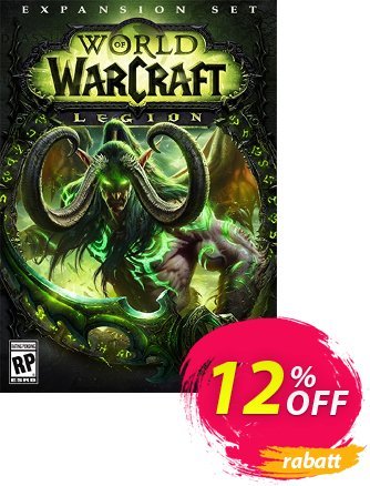 World of Warcraft - WoW - Legion PC/Mac - US  Gutschein World of Warcraft (WoW) - Legion PC/Mac (US) Deal Aktion: World of Warcraft (WoW) - Legion PC/Mac (US) Exclusive Easter Sale offer 