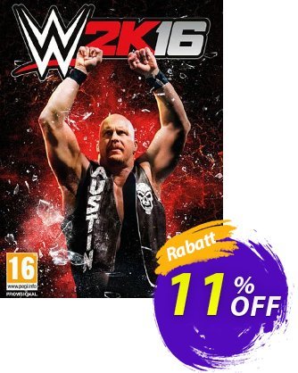 WWE 2K16 PC + DLC Gutschein WWE 2K16 PC + DLC Deal Aktion: WWE 2K16 PC + DLC Exclusive Easter Sale offer 