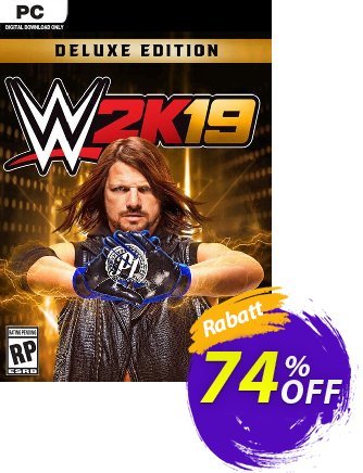 WWE 2K19 Deluxe Edition PC (EU) Coupon, discount WWE 2K19 Deluxe Edition PC (EU) Deal. Promotion: WWE 2K19 Deluxe Edition PC (EU) Exclusive Easter Sale offer 