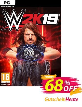 WWE 2K19 PC - EU  Gutschein WWE 2K19 PC (EU) Deal Aktion: WWE 2K19 PC (EU) Exclusive Easter Sale offer 