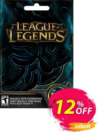 League of Legends: 3015 Riot Points Card Coupon, discount League of Legends: 3015 Riot Points Card Deal. Promotion: League of Legends: 3015 Riot Points Card Exclusive Easter Sale offer 