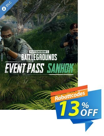 Playerunknowns Battlegrounds - PUBG PC - Event Pass Sanhok DLC Gutschein Playerunknowns Battlegrounds (PUBG) PC - Event Pass Sanhok DLC Deal Aktion: Playerunknowns Battlegrounds (PUBG) PC - Event Pass Sanhok DLC Exclusive Easter Sale offer 