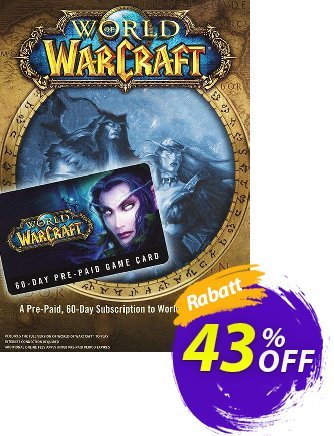 World of Warcraft 60 Day Pre-paid Game Card PC/Mac (US) discount coupon World of Warcraft 60 Day Pre-paid Game Card PC/Mac (US) Deal - World of Warcraft 60 Day Pre-paid Game Card PC/Mac (US) Exclusive Easter Sale offer 