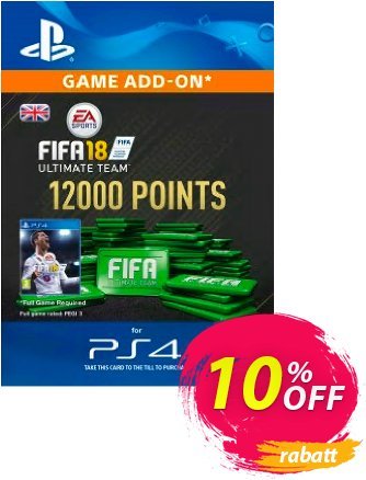12000 FIFA 18 Points PS4 PSN Code - UK account discount coupon 12000 FIFA 18 Points PS4 PSN Code - UK account Deal - 12000 FIFA 18 Points PS4 PSN Code - UK account Exclusive Easter Sale offer 