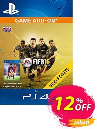 1600 FIFA 16 Points PS4 PSN Code - UK account Coupon, discount 1600 FIFA 16 Points PS4 PSN Code - UK account Deal. Promotion: 1600 FIFA 16 Points PS4 PSN Code - UK account Exclusive Easter Sale offer 