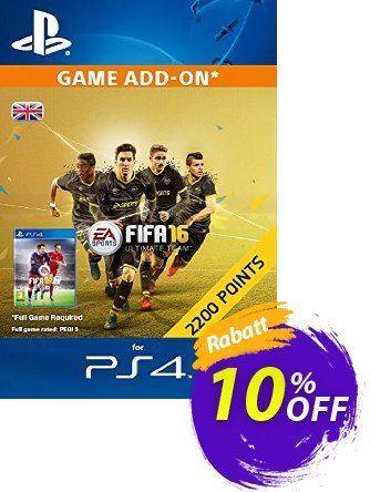 2,200 FIFA 16 Points PS4 PSN Code - UK account Coupon, discount 2,200 FIFA 16 Points PS4 PSN Code - UK account Deal. Promotion: 2,200 FIFA 16 Points PS4 PSN Code - UK account Exclusive Easter Sale offer 