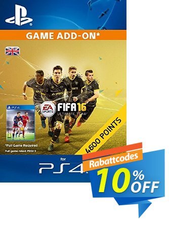 4,600 FIFA 16 Points PS4 PSN Code - UK account Coupon, discount 4,600 FIFA 16 Points PS4 PSN Code - UK account Deal. Promotion: 4,600 FIFA 16 Points PS4 PSN Code - UK account Exclusive Easter Sale offer 