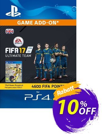 4600 FIFA 17 Points PS4 PSN Code - UK account Gutschein 4600 FIFA 17 Points PS4 PSN Code - UK account Deal Aktion: 4600 FIFA 17 Points PS4 PSN Code - UK account Exclusive Easter Sale offer 