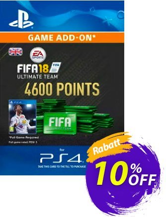4600 FIFA 18 Points PS4 PSN Code - UK account Coupon, discount 4600 FIFA 18 Points PS4 PSN Code - UK account Deal. Promotion: 4600 FIFA 18 Points PS4 PSN Code - UK account Exclusive Easter Sale offer 