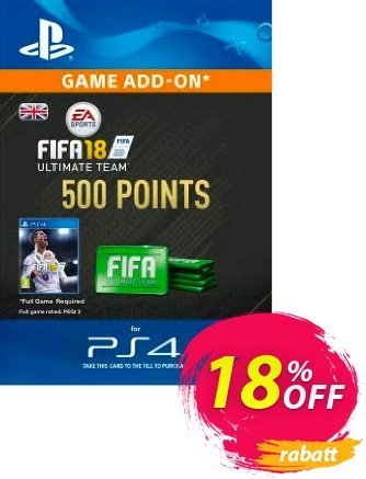 500 FIFA 18 Points PS4 PSN Code - UK account discount coupon 500 FIFA 18 Points PS4 PSN Code - UK account Deal - 500 FIFA 18 Points PS4 PSN Code - UK account Exclusive Easter Sale offer 
