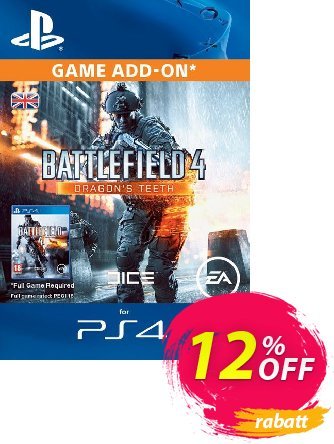 Battlefield 4 Dragons Teeth DLC PS4 Coupon, discount Battlefield 4 Dragons Teeth DLC PS4 Deal. Promotion: Battlefield 4 Dragons Teeth DLC PS4 Exclusive Easter Sale offer 