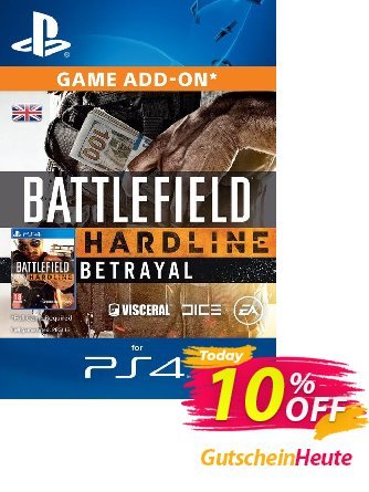 Battlefield Hardline Betrayal DLC PS4 discount coupon Battlefield Hardline Betrayal DLC PS4 Deal - Battlefield Hardline Betrayal DLC PS4 Exclusive Easter Sale offer 