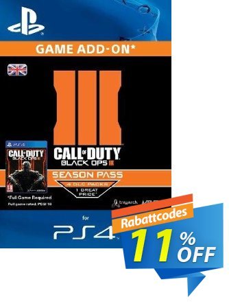 Call of Duty (COD): Black Ops III 3 Season Pass (PS4) discount coupon Call of Duty (COD): Black Ops III 3 Season Pass (PS4) Deal - Call of Duty (COD): Black Ops III 3 Season Pass (PS4) Exclusive Easter Sale offer 